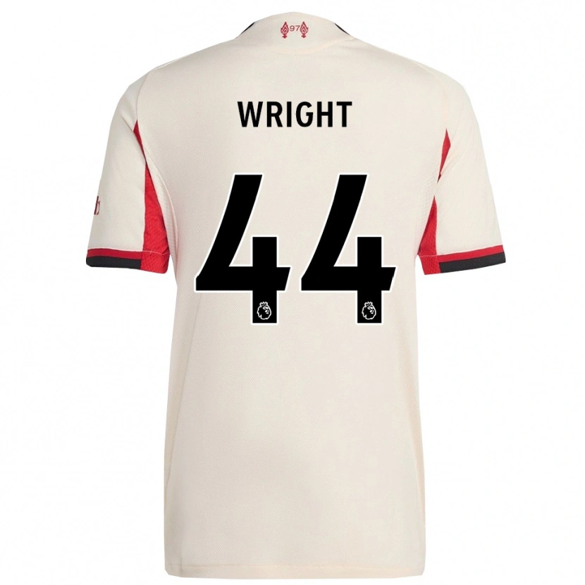 Danxen Hombre Camiseta Will Wright #44 Blanco Negro 2ª Equipación 2025/26 La Camisa