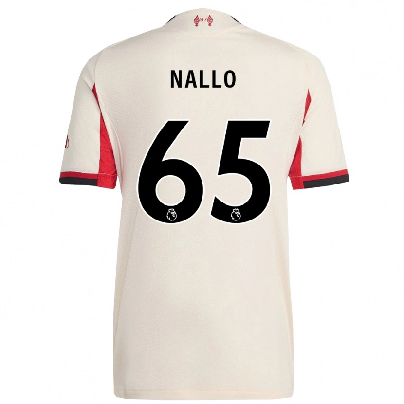 Danxen Hombre Camiseta Amara Nallo #65 Blanco Negro 2ª Equipación 2025/26 La Camisa