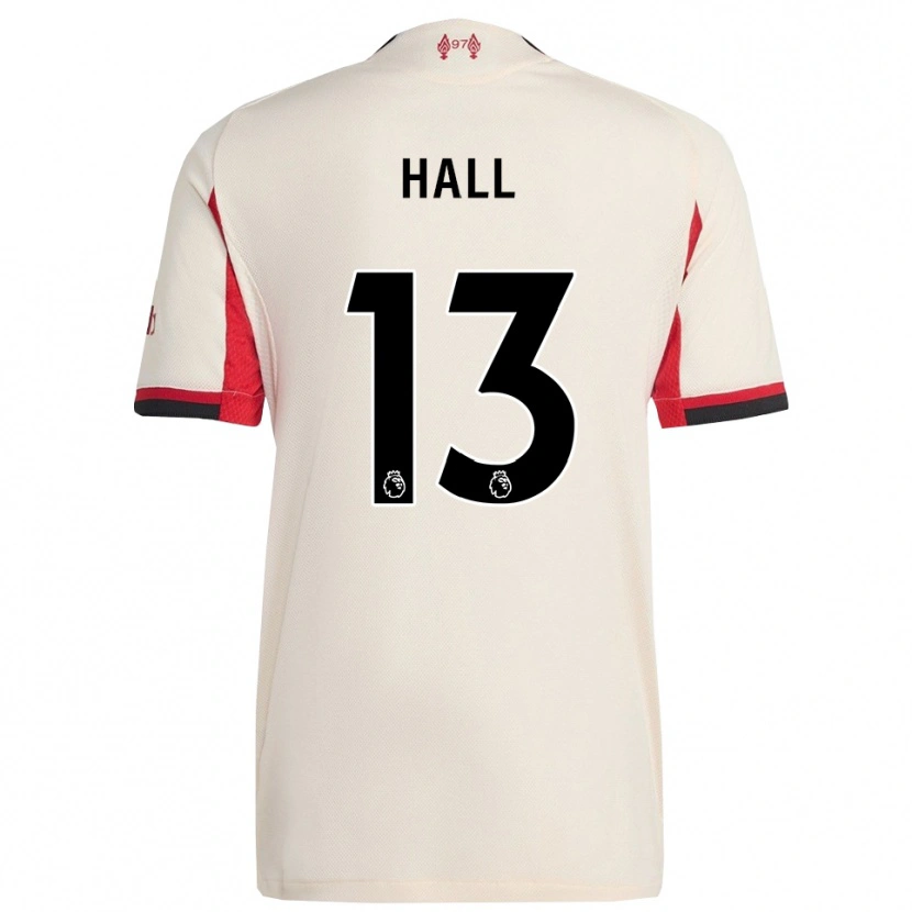 Danxen Hombre Camiseta Bailey Hall #13 Blanco Negro 2ª Equipación 2025/26 La Camisa