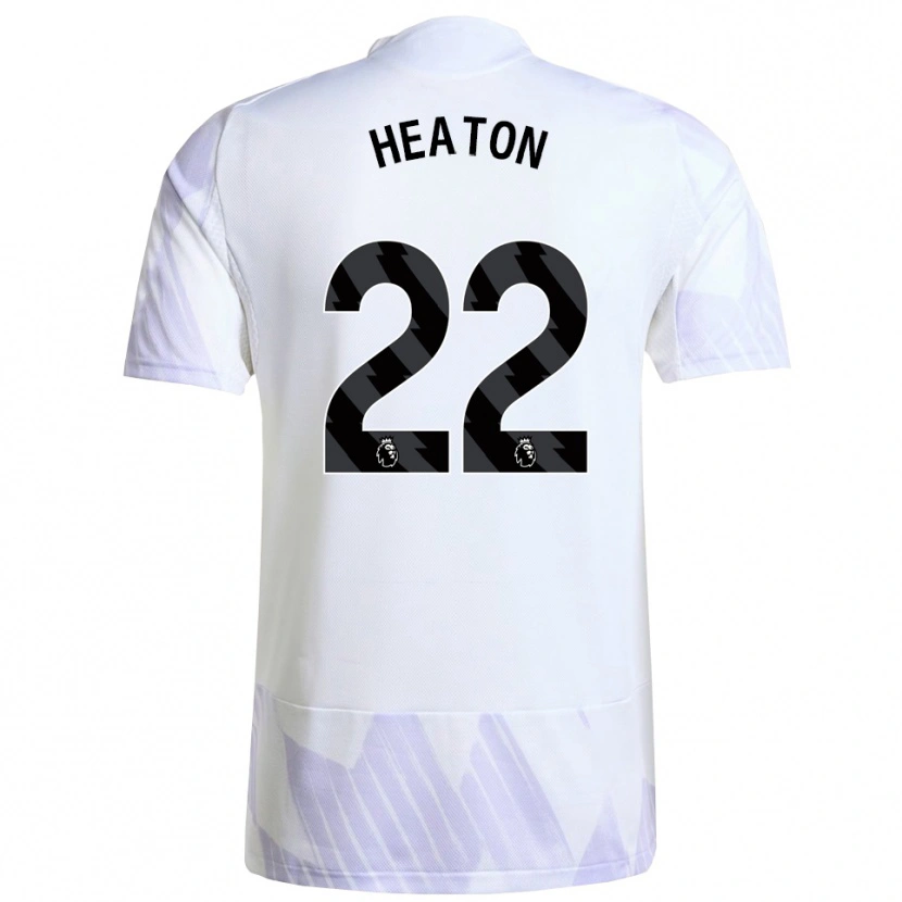 Danxen Hombre Camiseta Tom Heaton #22 Blanco Púrpura Púrpura 2ª Equipación 2025/26 La Camisa