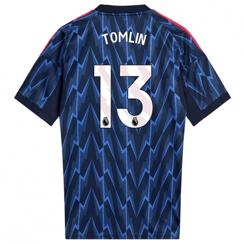 Danxen Hombre Camiseta Jack Tomlin #13 Marino Rojo 2ª Equipación 2025/26 La Camisa