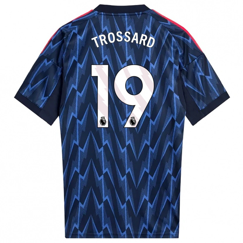 Danxen Hombre Camiseta Leandro Trossard #19 Marino Rojo 2ª Equipación 2025/26 La Camisa