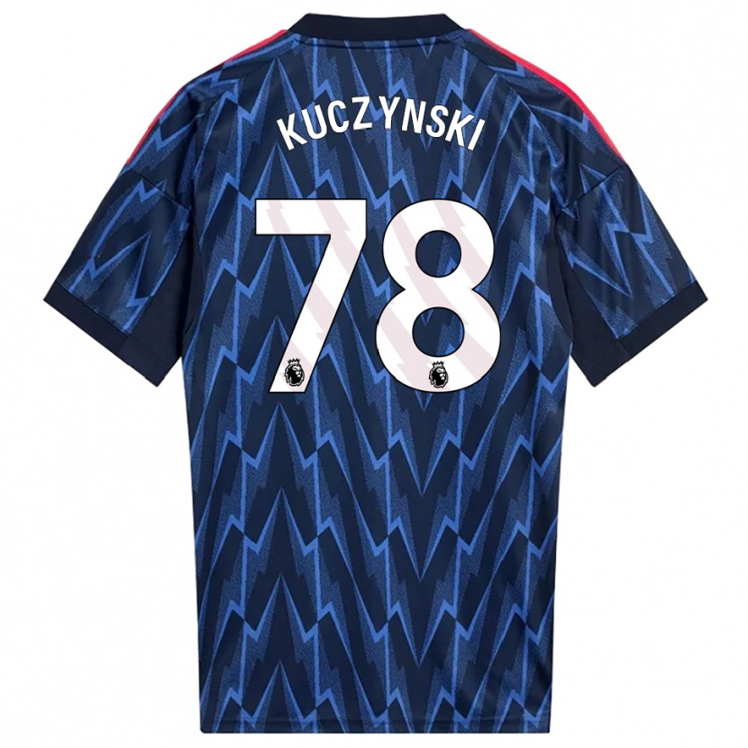 Danxen Hombre Camiseta Max Kuczynski #78 Marino Rojo 2ª Equipación 2025/26 La Camisa