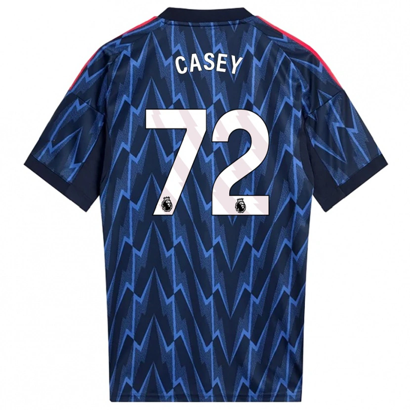 Danxen Hombre Camiseta Dan Casey #72 Marino Rojo 2ª Equipación 2025/26 La Camisa