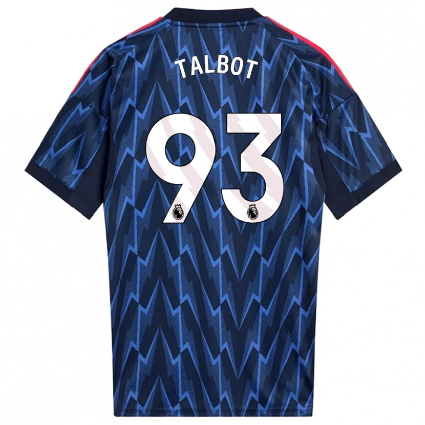 Danxen Hombre Camiseta Jack Talbot #93 Marino Rojo 2ª Equipación 2025/26 La Camisa