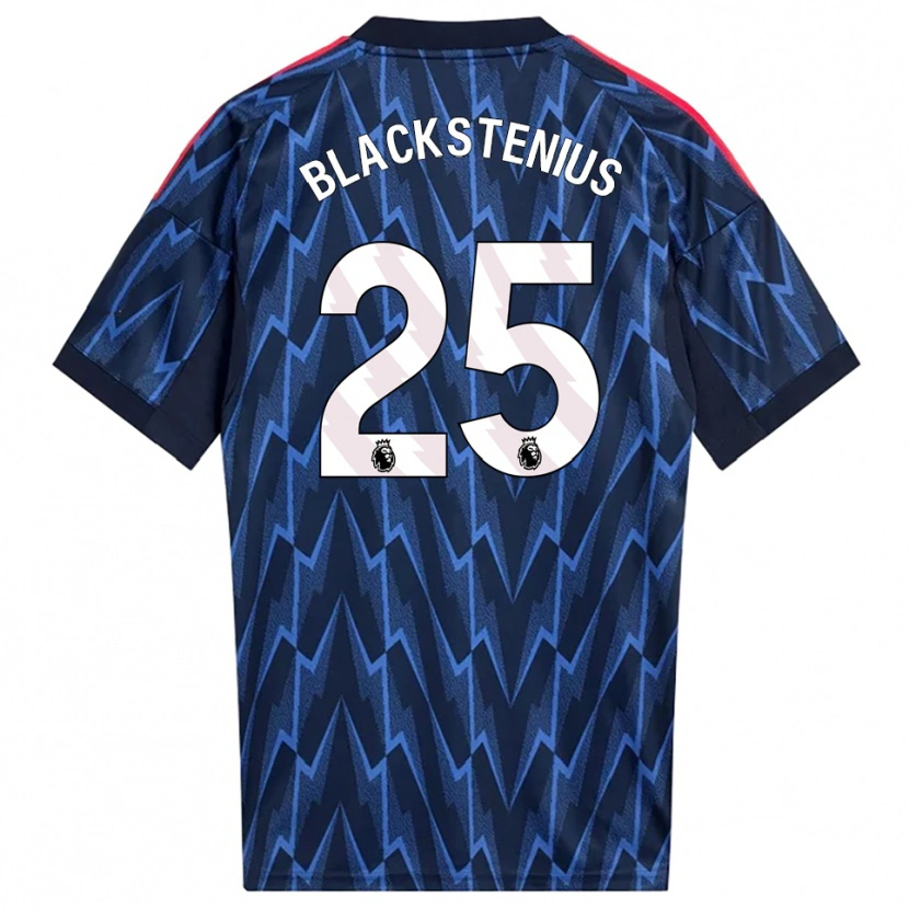 Danxen Hombre Camiseta Stina Blackstenius #25 Marino Rojo 2ª Equipación 2025/26 La Camisa
