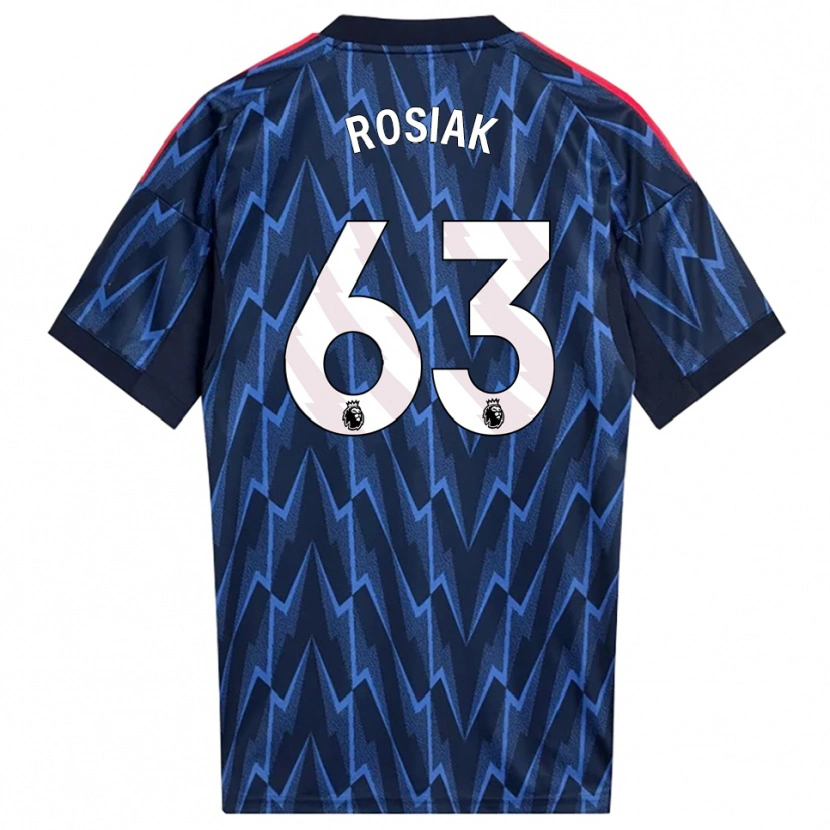 Danxen Hombre Camiseta Michal Rosiak #63 Marino Rojo 2ª Equipación 2025/26 La Camisa