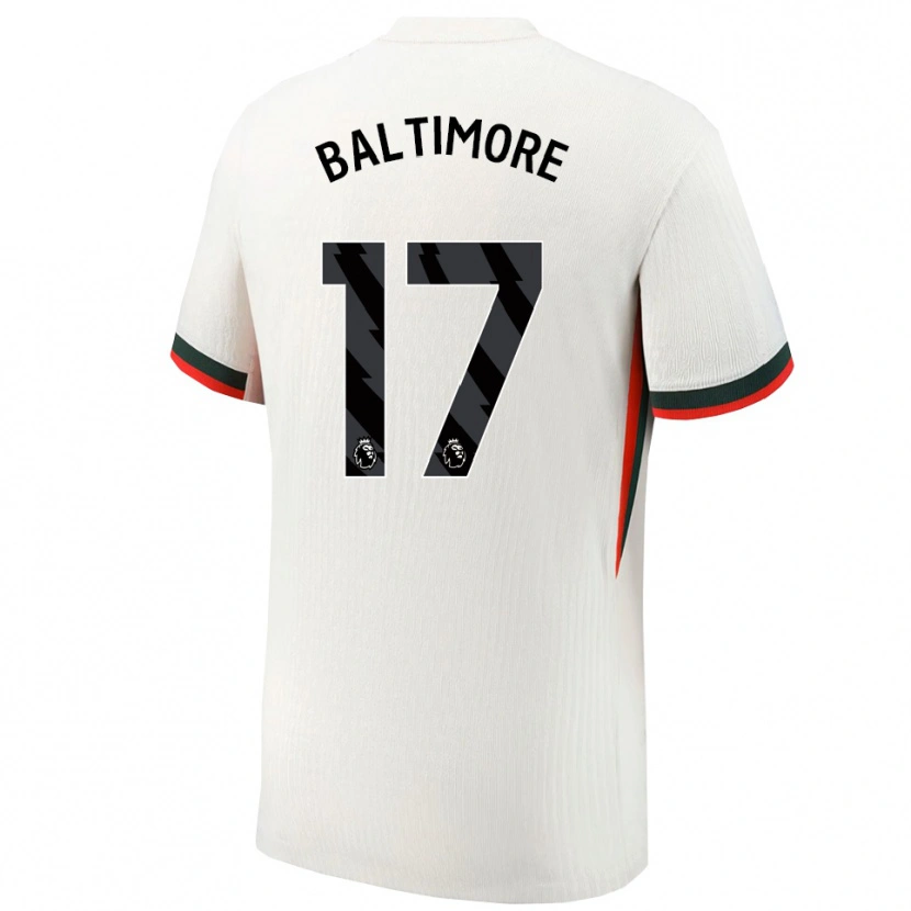 Danxen Hombre Camiseta Sandy Baltimore #17 Blanco Verde 2ª Equipación 2025/26 La Camisa