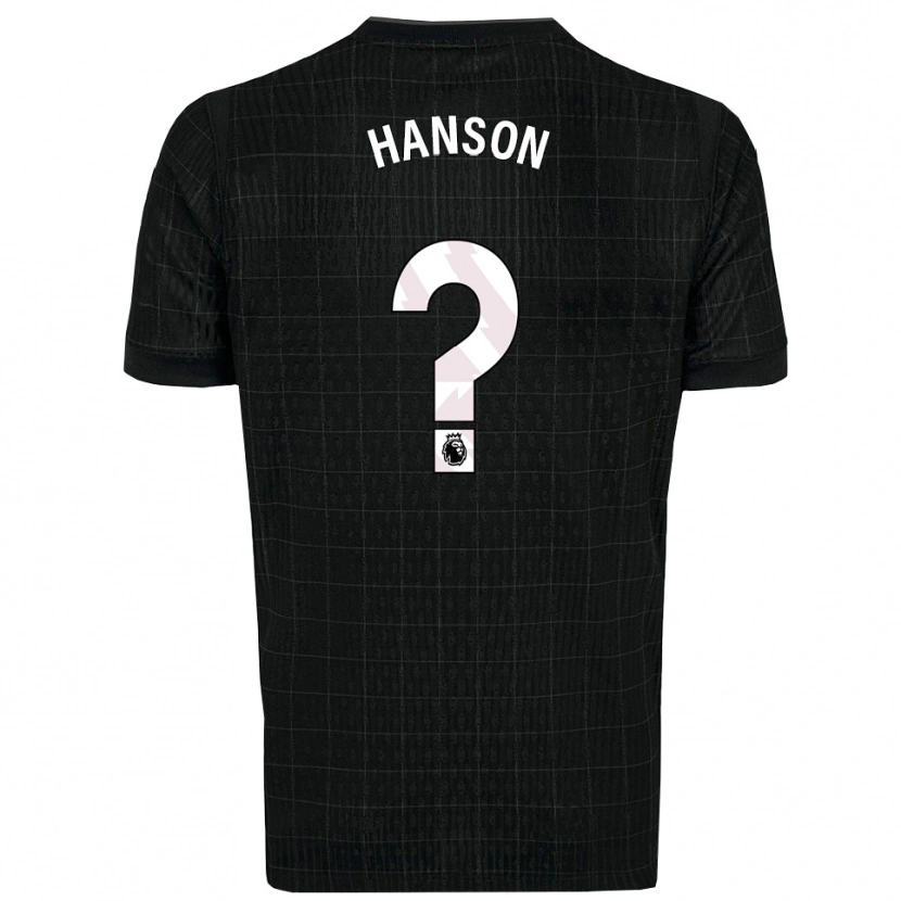 Danxen Hombre Camiseta Cayon Hanson #0 Negro Gris 2ª Equipación 2025/26 La Camisa