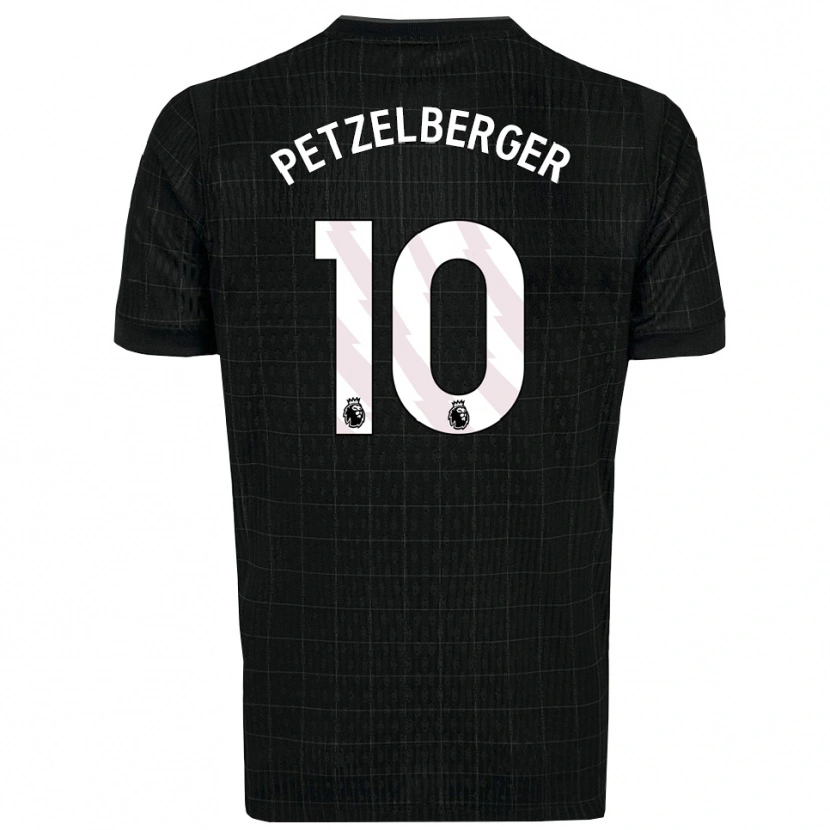 Danxen Hombre Camiseta Ramona Petzelberger #10 Negro Gris 2ª Equipación 2025/26 La Camisa