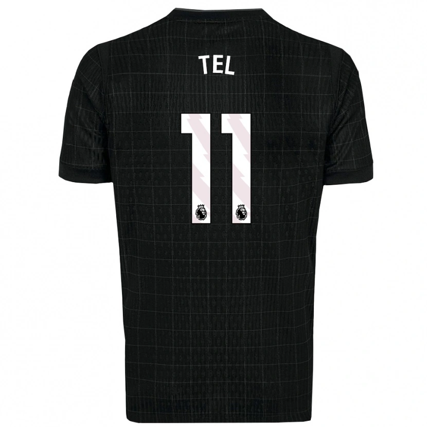 Danxen Hombre Camiseta Mathys Tel #11 Negro Gris 2ª Equipación 2025/26 La Camisa