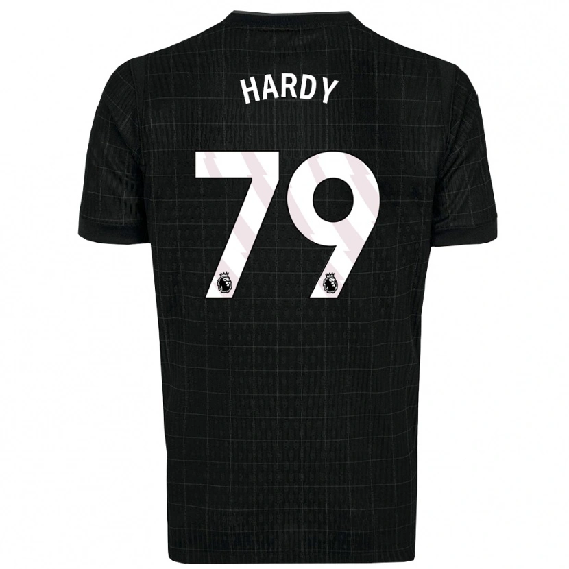 Danxen Hombre Camiseta Malachi Hardy #79 Negro Gris 2ª Equipación 2025/26 La Camisa