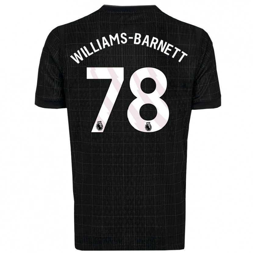 Danxen Hombre Camiseta Lucá Williams-Barnett #78 Negro Gris 2ª Equipación 2025/26 La Camisa