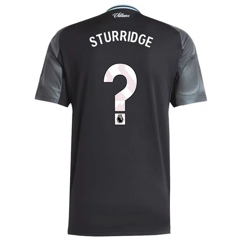 Danxen Hombre Camiseta Dj Campton Sturridge #0 Negro Celeste 2ª Equipación 2025/26 La Camisa