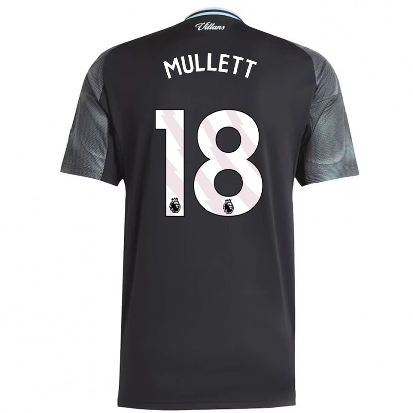Danxen Hombre Camiseta Georgia Mullett #18 Negro Celeste 2ª Equipación 2025/26 La Camisa
