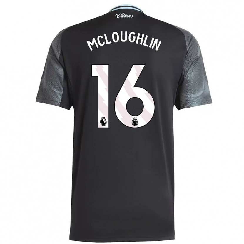 Danxen Hombre Camiseta Olivia Mcloughlin #16 Negro Celeste 2ª Equipación 2025/26 La Camisa