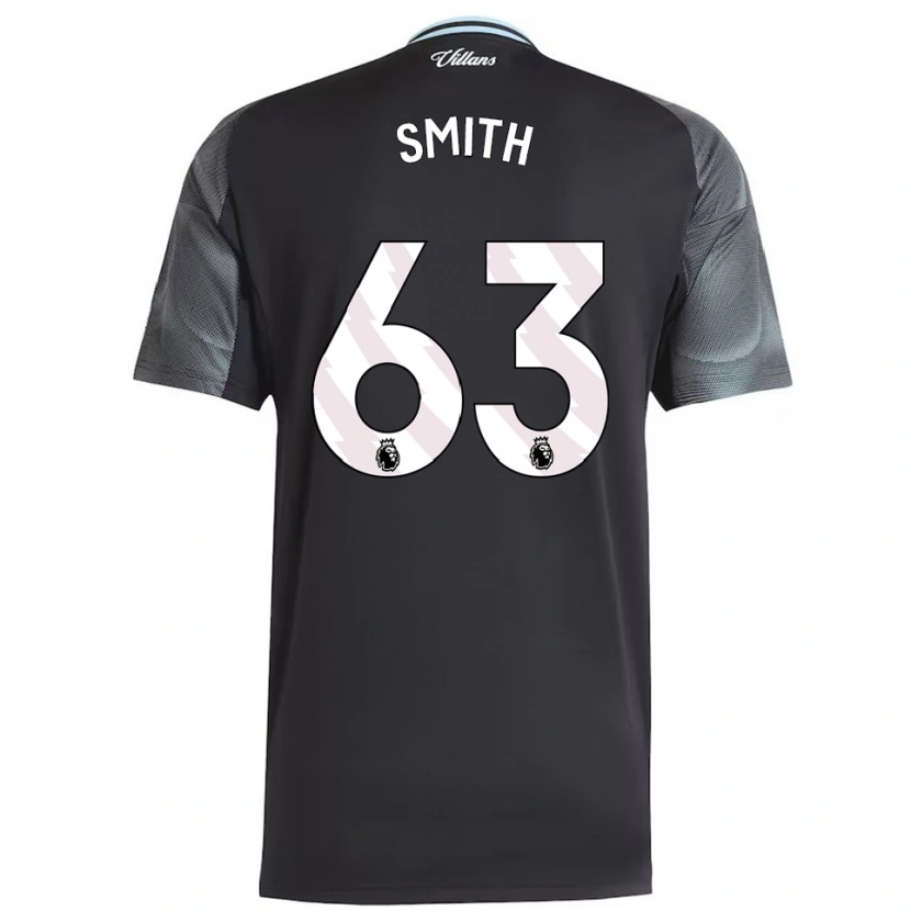 Danxen Hombre Camiseta Kerr Smith #63 Negro Celeste 2ª Equipación 2025/26 La Camisa