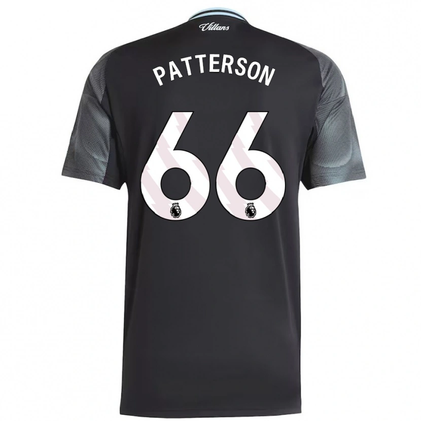 Danxen Hombre Camiseta Travis Patterson #66 Negro Celeste 2ª Equipación 2025/26 La Camisa