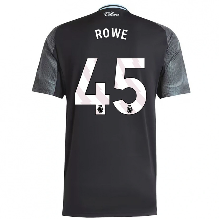 Danxen Hombre Camiseta Triston Rowe #45 Negro Celeste 2ª Equipación 2025/26 La Camisa