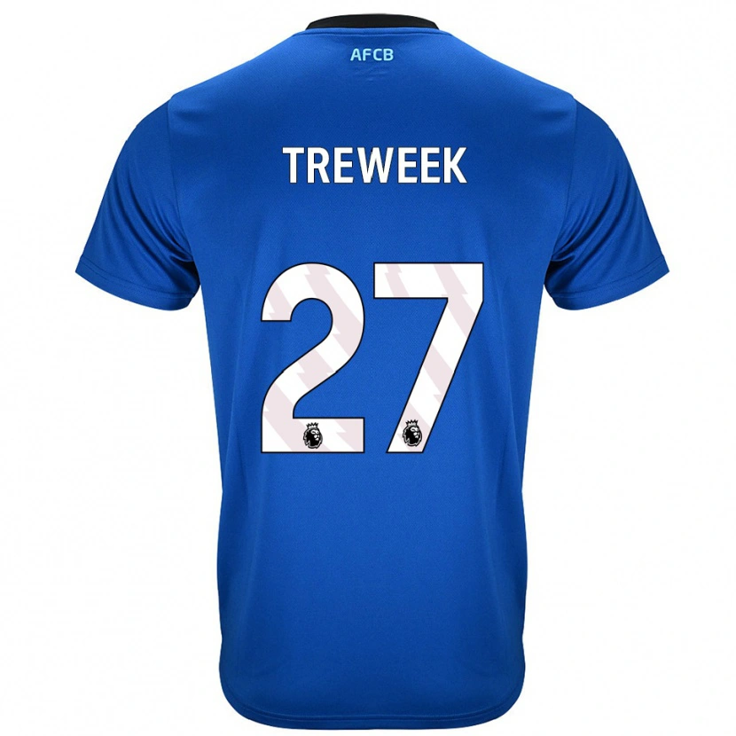 Danxen Hombre Camiseta Amber Treweek #27 Azul Negro 2ª Equipación 2025/26 La Camisa
