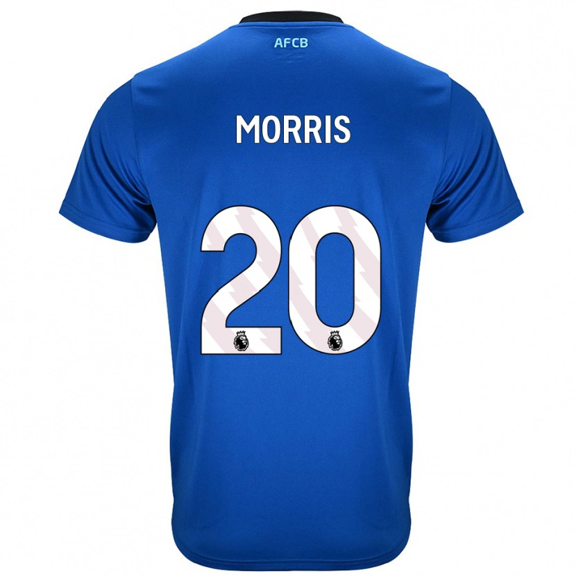 Danxen Hombre Camiseta Caitlin Morris #20 Azul Negro 2ª Equipación 2025/26 La Camisa
