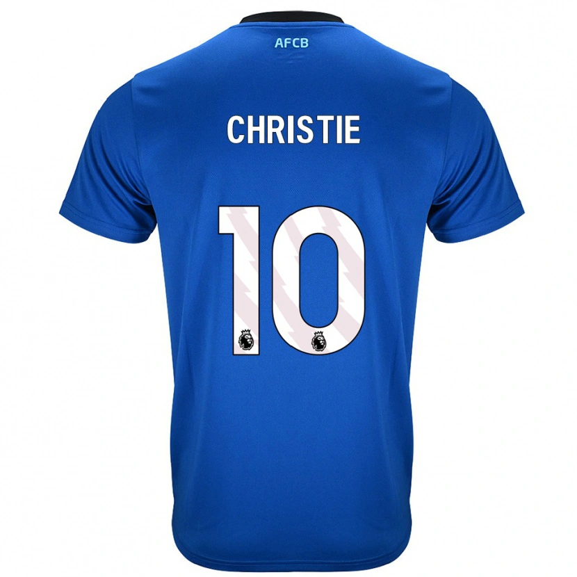 Danxen Hombre Camiseta Ryan Christie #10 Azul Negro 2ª Equipación 2025/26 La Camisa