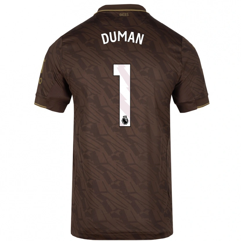 Danxen Hombre Camiseta Layla-Belle Duman #1 Marrón Oro 2ª Equipación 2025/26 La Camisa