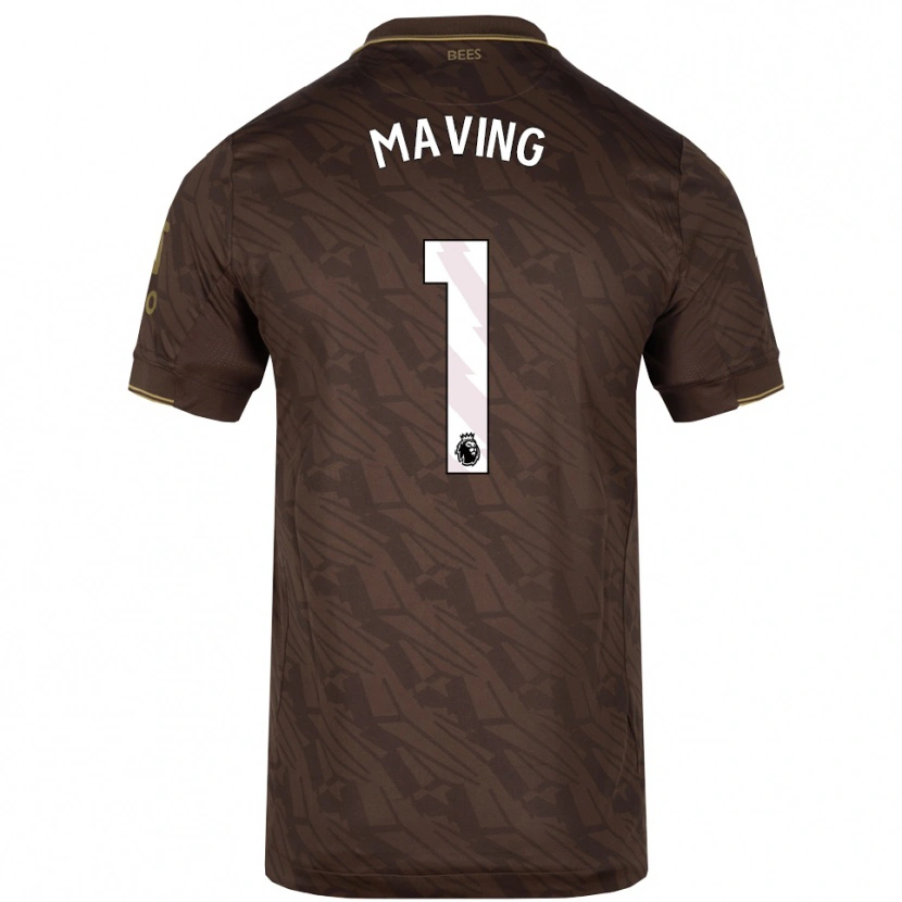 Danxen Hombre Camiseta Emily Maving #1 Marrón Oro 2ª Equipación 2025/26 La Camisa