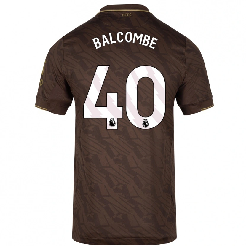 Danxen Hombre Camiseta Ellery Balcombe #40 Marrón Oro 2ª Equipación 2025/26 La Camisa