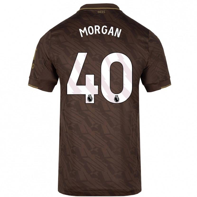 Danxen Hombre Camiseta Iwan Morgan #40 Marrón Oro 2ª Equipación 2025/26 La Camisa
