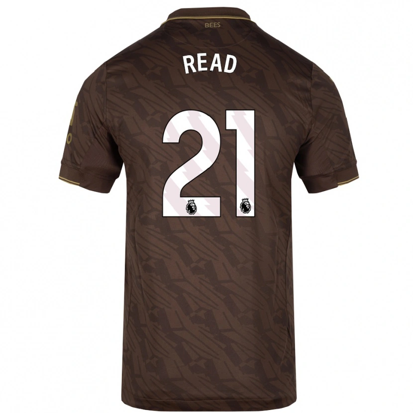 Danxen Hombre Camiseta Samantha Read #21 Marrón Oro 2ª Equipación 2025/26 La Camisa