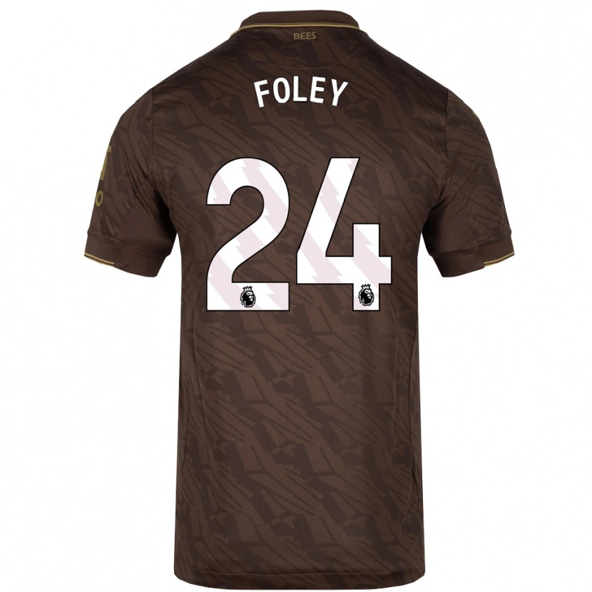 Danxen Hombre Camiseta Shania Foley #24 Marrón Oro 2ª Equipación 2025/26 La Camisa