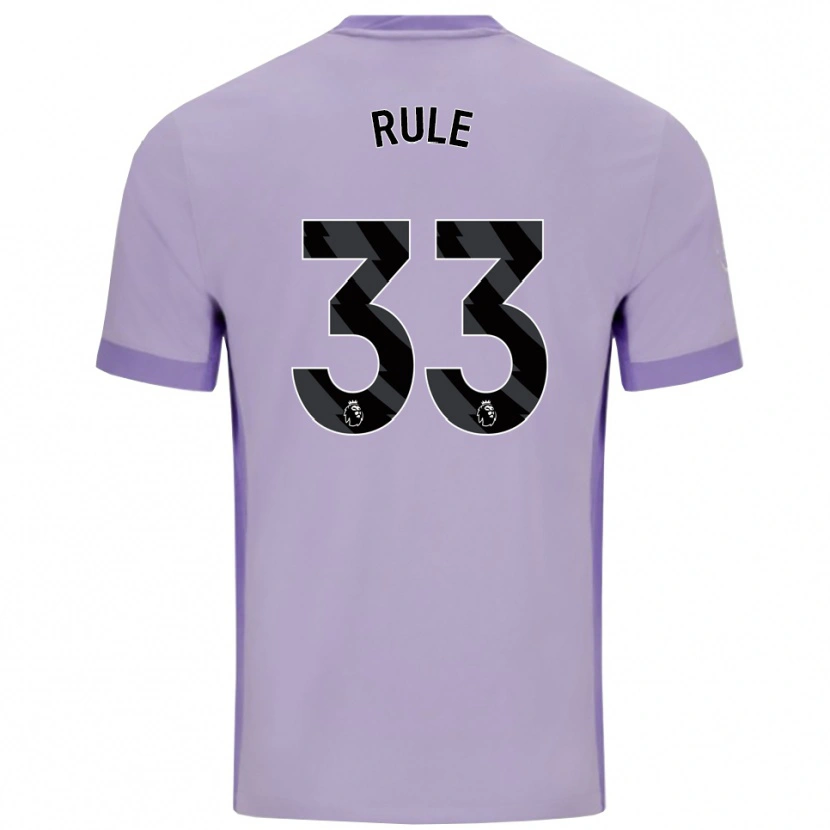 Danxen Hombre Camiseta Charlize Rule #33 Morado Taro Blanco 2ª Equipación 2025/26 La Camisa
