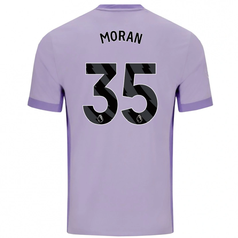 Danxen Hombre Camiseta Andrew Moran #35 Morado Taro Blanco 2ª Equipación 2025/26 La Camisa