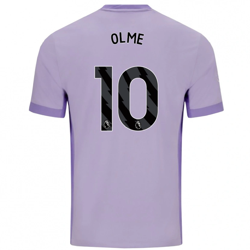 Danxen Hombre Camiseta Julia Margareta Zigiotti Olme #10 Morado Taro Blanco 2ª Equipación 2025/26 La Camisa