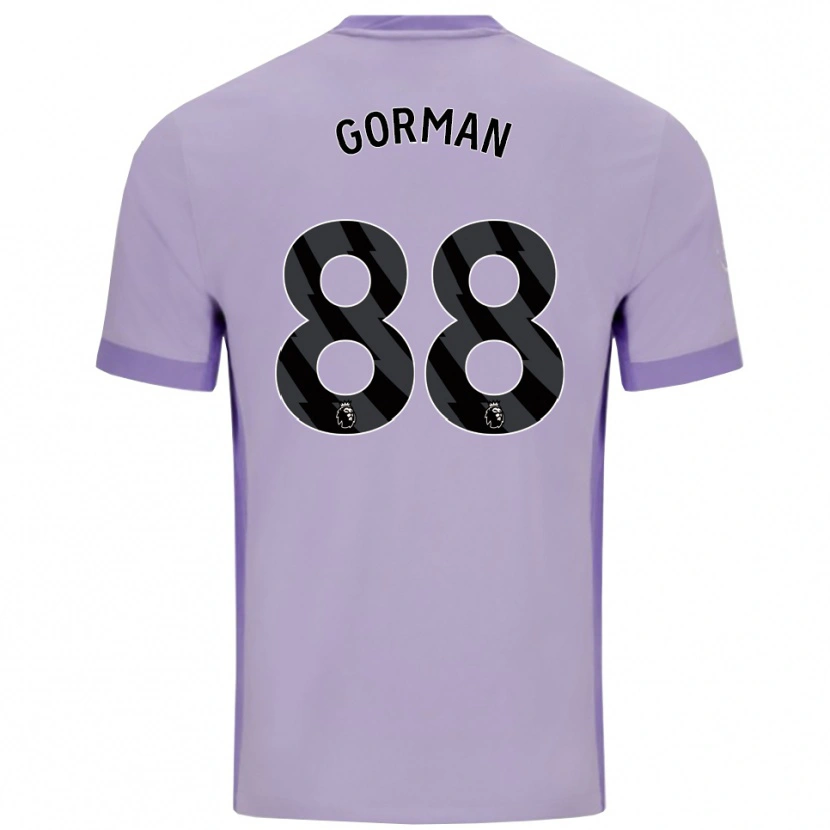 Danxen Hombre Camiseta Ronnie Gorman #88 Morado Taro Blanco 2ª Equipación 2025/26 La Camisa