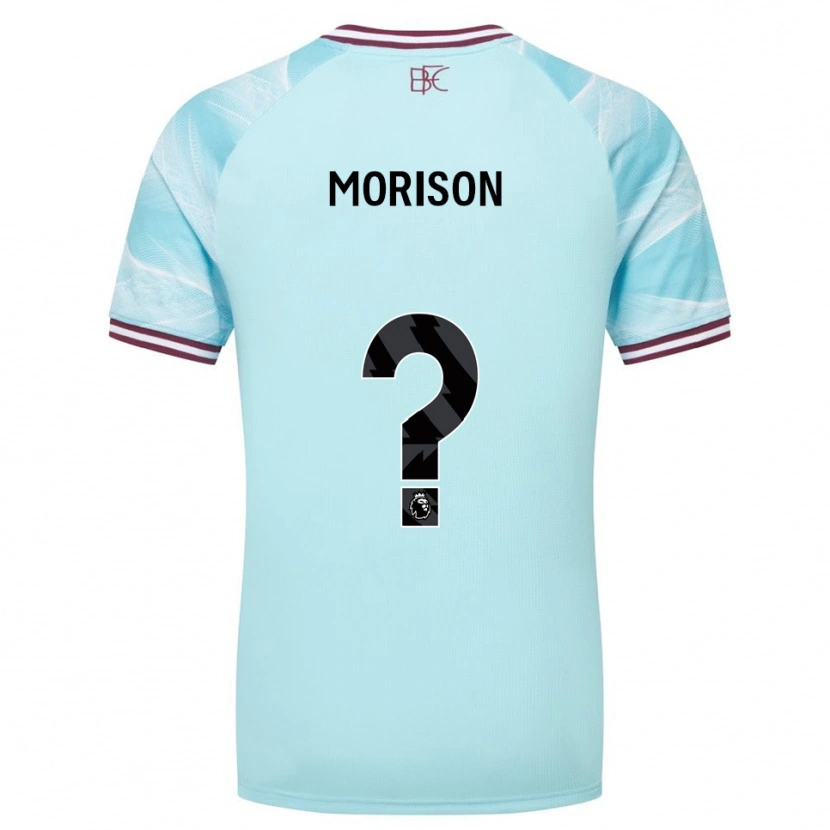 Danxen Hombre Camiseta Dylan Morison #0 Celeste Borgoña 2ª Equipación 2025/26 La Camisa