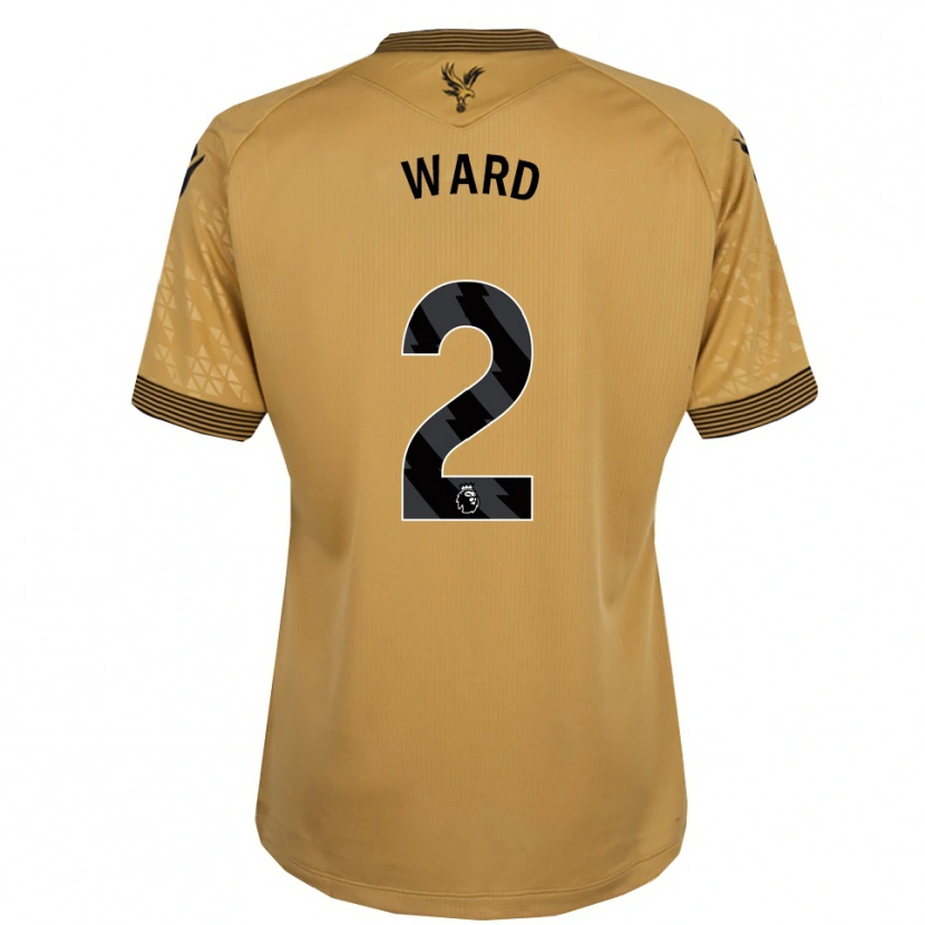 Danxen Hombre Camiseta Joel Ward #2 Oro Negro 2ª Equipación 2025/26 La Camisa