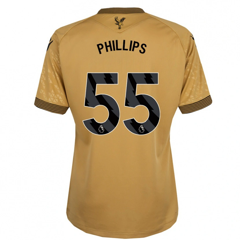 Danxen Hombre Camiseta Killian Phillips #55 Oro Negro 2ª Equipación 2025/26 La Camisa