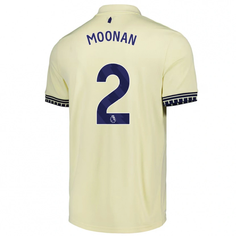 Danxen Hombre Camiseta Bradley Moonan #2 Blanco Roto Negro 2ª Equipación 2025/26 La Camisa