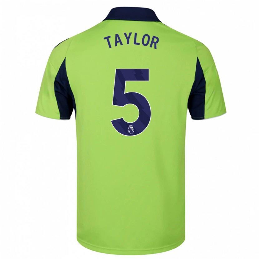 Danxen Hombre Camiseta Archie Taylor #5 Verde Marino Blanco 2ª Equipación 2025/26 La Camisa