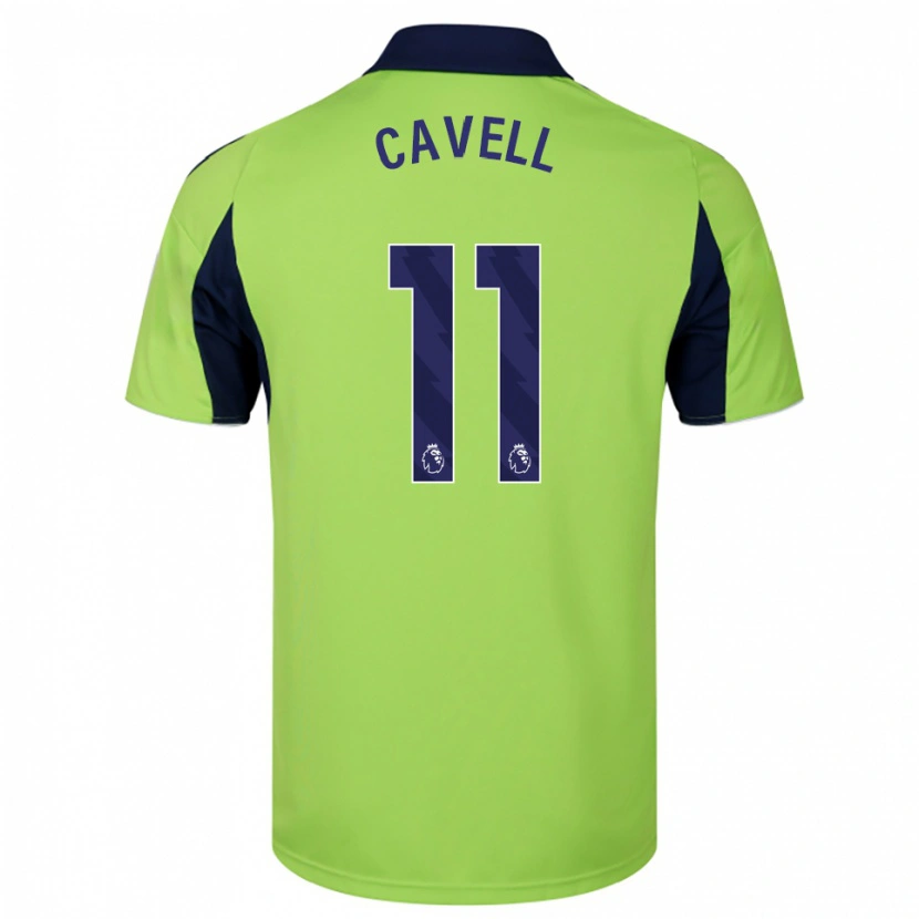 Danxen Hombre Camiseta Tarrell Cavell #11 Verde Marino Blanco 2ª Equipación 2025/26 La Camisa