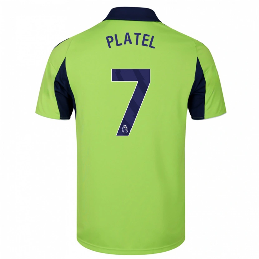 Danxen Hombre Camiseta Harley Platel #7 Verde Marino Blanco 2ª Equipación 2025/26 La Camisa