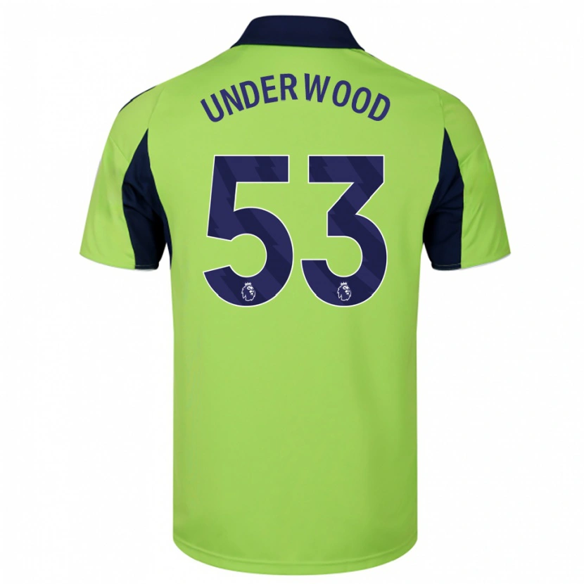 Danxen Hombre Camiseta Marco Underwood #53 Verde Marino Blanco 2ª Equipación 2025/26 La Camisa