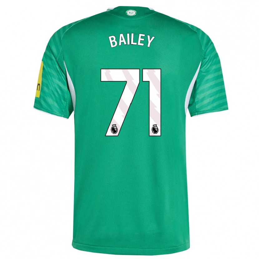 Danxen Hombre Camiseta Scott Bailey #71 Verde Blanco 2ª Equipación 2025/26 La Camisa