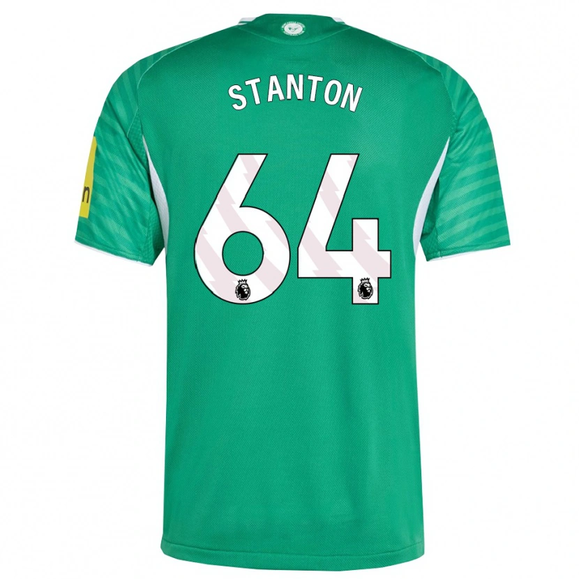 Danxen Hombre Camiseta Ellis Stanton #64 Verde Blanco 2ª Equipación 2025/26 La Camisa