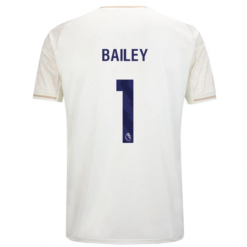 Danxen Hombre Camiseta Joe Bailey #1 Blanco Roto Negro 2ª Equipación 2025/26 La Camisa