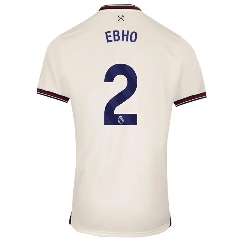 Danxen Hombre Camiseta Riley Ebho #2 Blanco Roto 2ª Equipación 2025/26 La Camisa