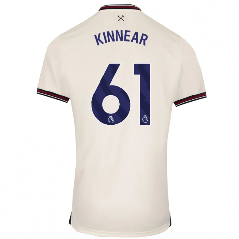 Danxen Hombre Camiseta Brian Kinnear #61 Blanco Roto 2ª Equipación 2025/26 La Camisa