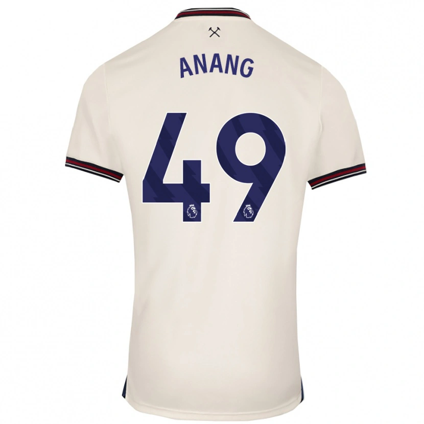 Danxen Hombre Camiseta Joseph Anang #49 Blanco Roto 2ª Equipación 2025/26 La Camisa